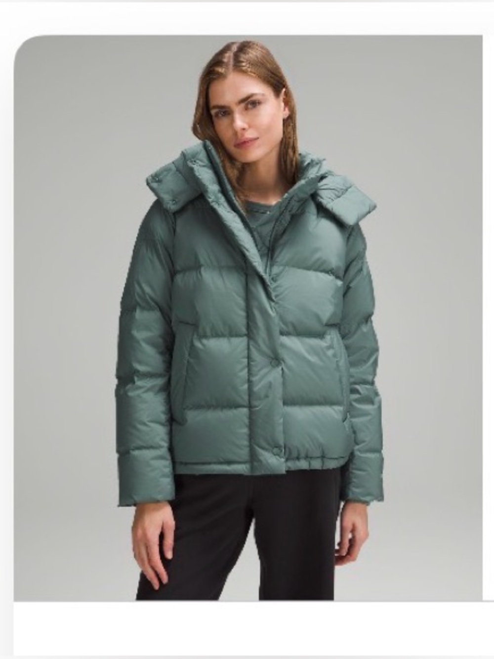 lululemon athletica Wunder Puffer Jacket in Forest Green